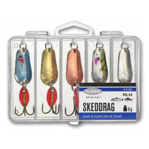 Fladen blinker set stück - 6g,