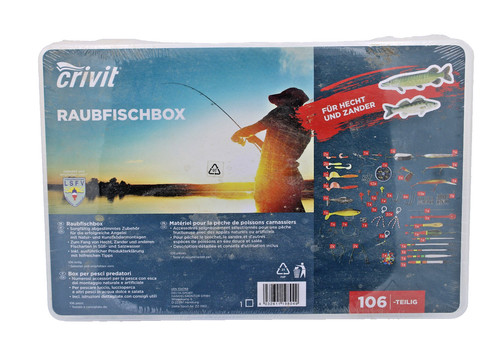 Crivit raubfischbox 106 teile - 106,