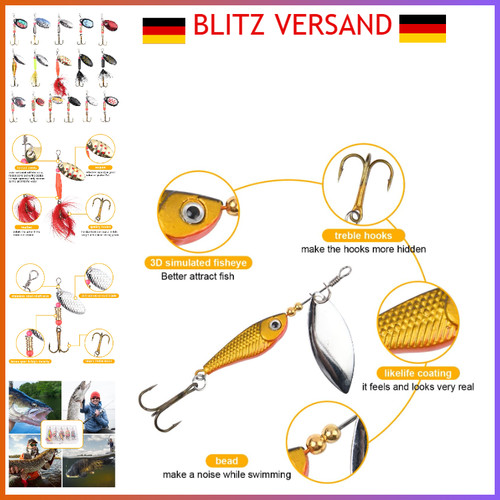 Vicloon kunstköder spinner - kunstköder,