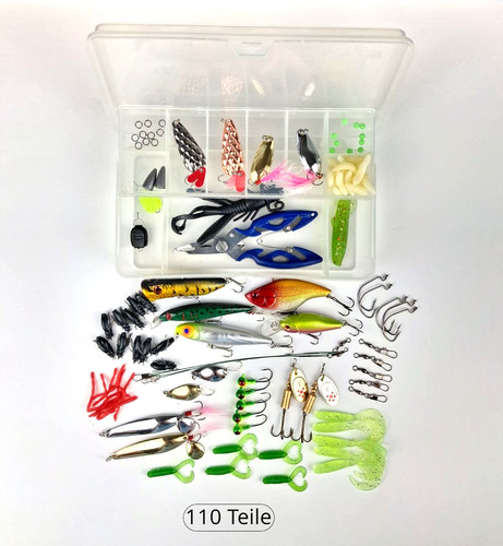 110 teile angel set - angel, zubehör