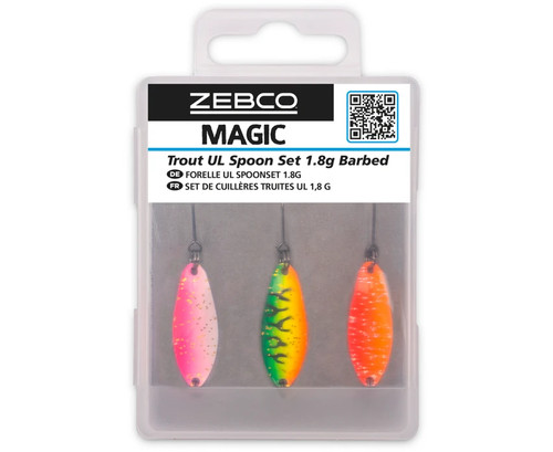 Zebco trout spoon set 3 - zebco,